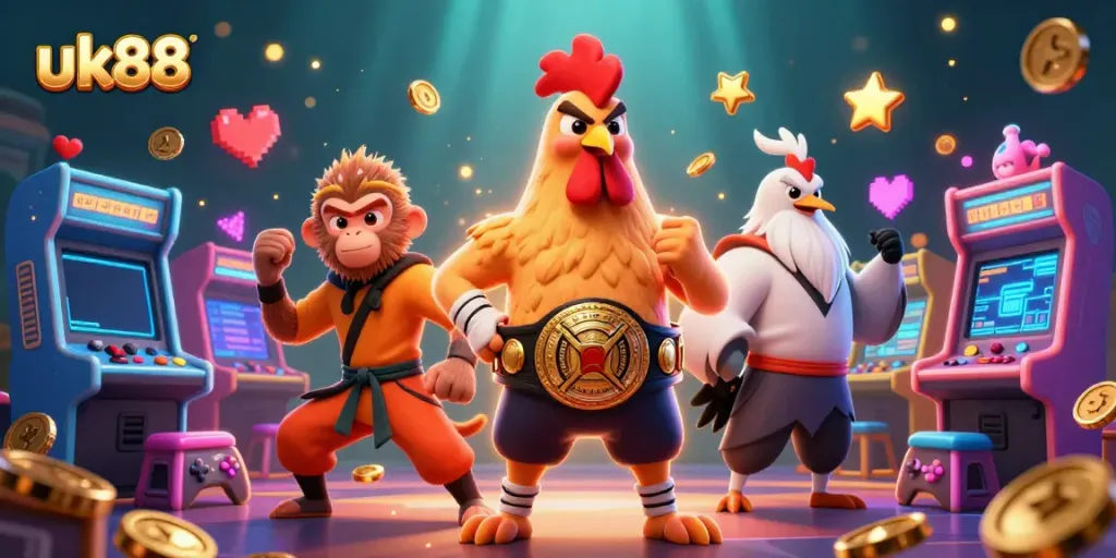 Join the excitement at uk88 with dynamic casino game characters and vibrant visuals.
