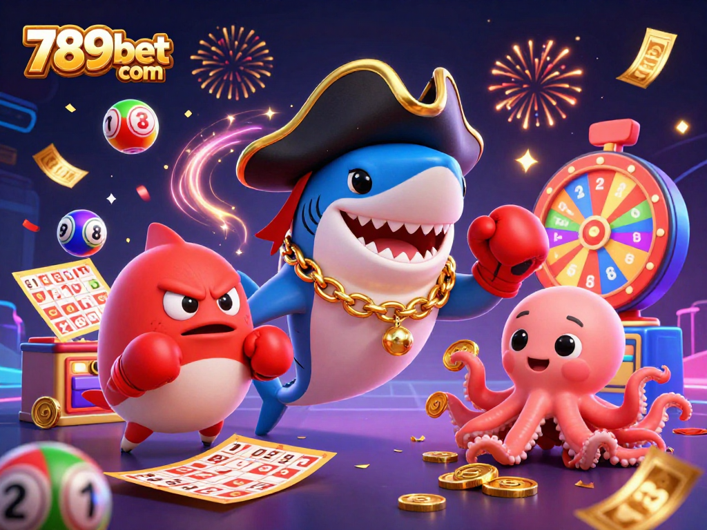Experience excitement at 789bet com with thrilling lottery games featuring colorful lively characters.