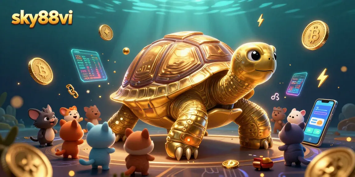 Experience thrilling gameplay at sky88vi with a colossal tortoise pinball machine and crypto treasures.