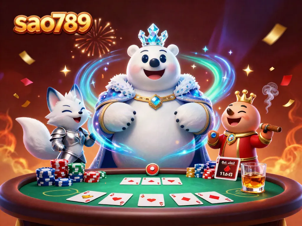 Experience the thrill of gambling at sao789 with poker champions and festive ambiance.